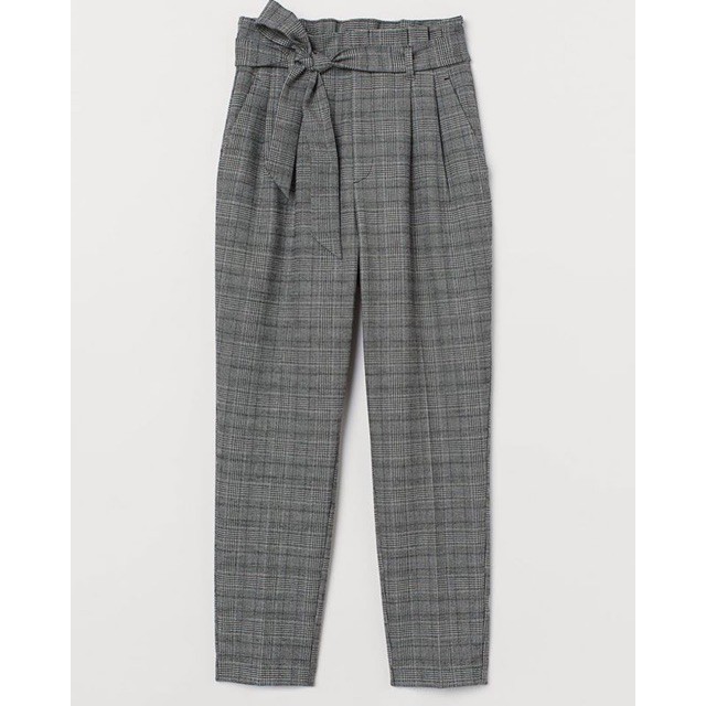 

Abiz H&M Paper bag trousers with belt