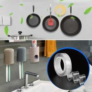 

Hot - Double Tape Perekat Super Kuat Tebal 1mm Lebar 3cm Mudah Dbersihkan dan Dicopot !!