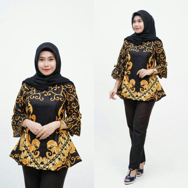 Gamis Batik Manggar Padi Sekar Cantik Kubis Kipas Daun Kupu Nadine Gendis Allsize Jumbo I.98858533.1
