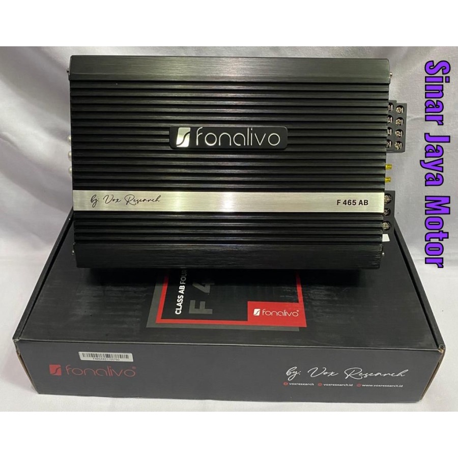 Power Vox Fonalivo F465 4 Channel Amplifier