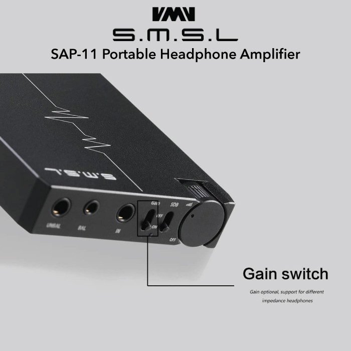 SMSL SAP11 portable headphone amplifier