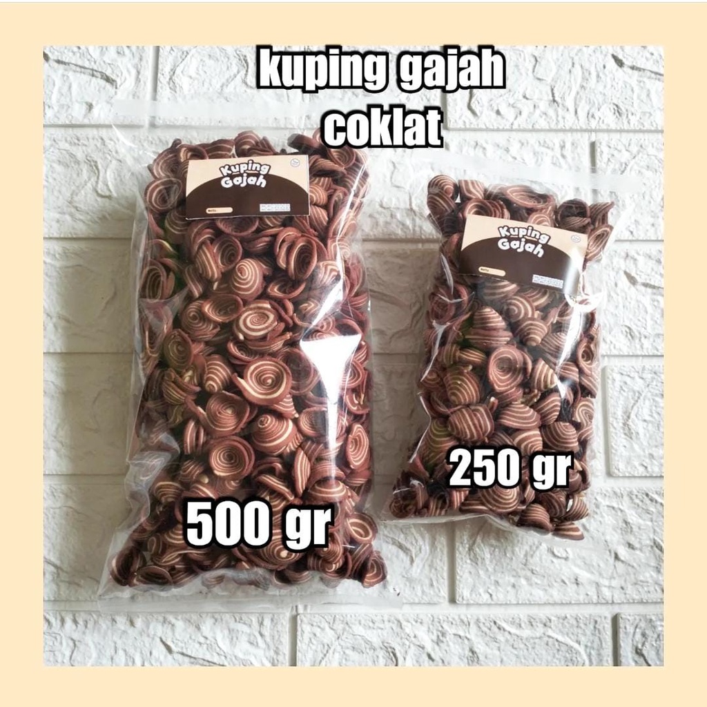 

500 GRAM KUPING GAJAH COKLAT