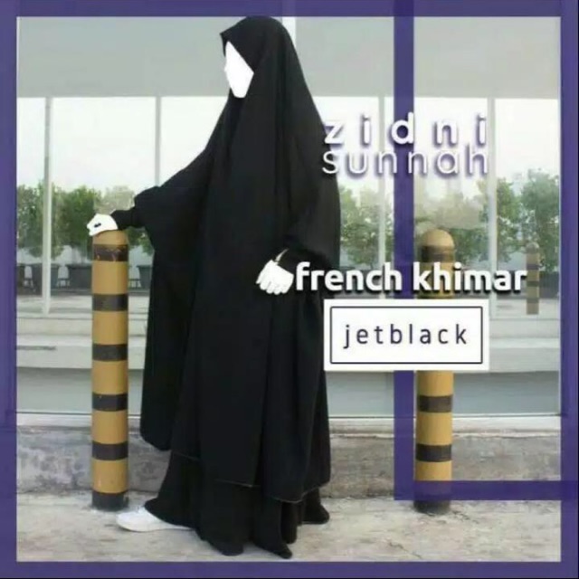 Preloved French Khimar/French Khimar / Zidni sunnah