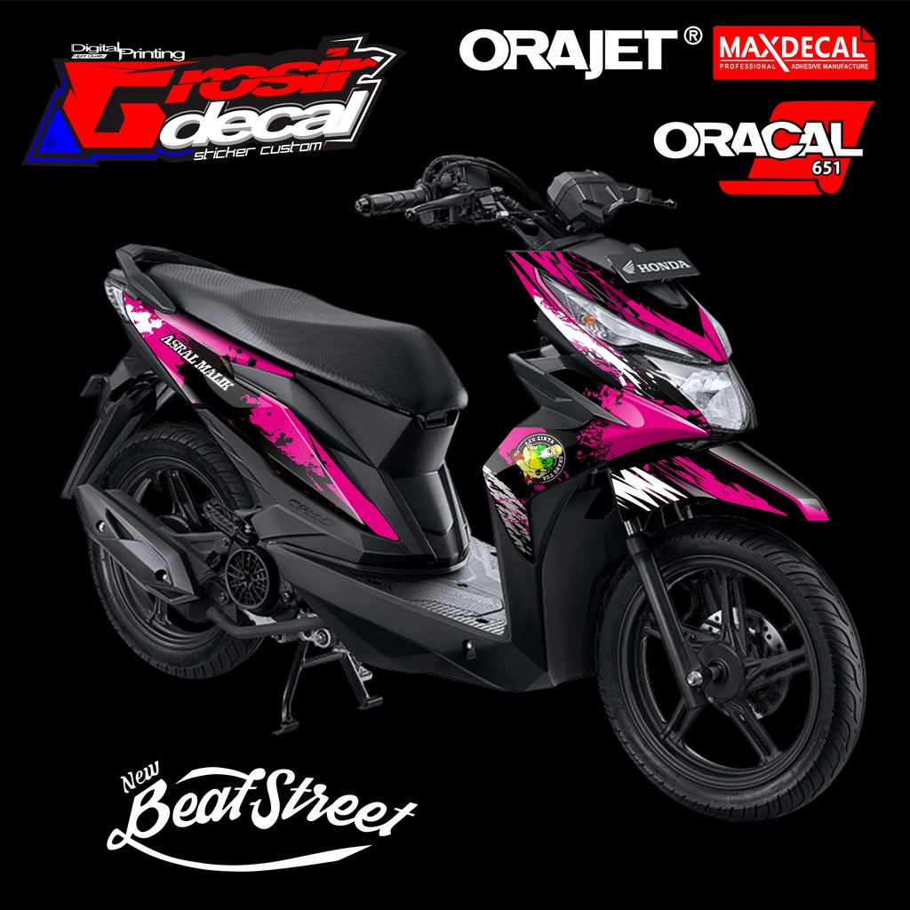 DECAL STICKER BEAT STREET 2016 - 2019 FULL BODY DEKAL STIKER BEAT STREET FULLBODY