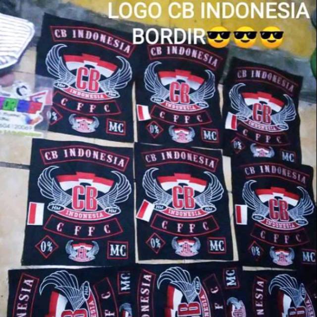 Logo bordir CB INDONESIA