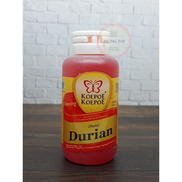 koepoe pasta durian 60ml /pasta durian /pasta koepoe - koepoe /perasa pewarna durian