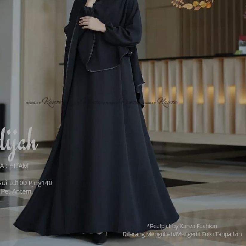 ○ Khadijah Syari | Gamis Set Jilbab | Setelan Hijab Murah ❊