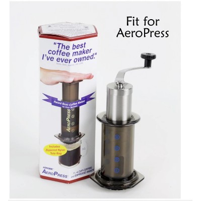 Portable Manual Coffee Grinder Stainless Tall 20CM 010