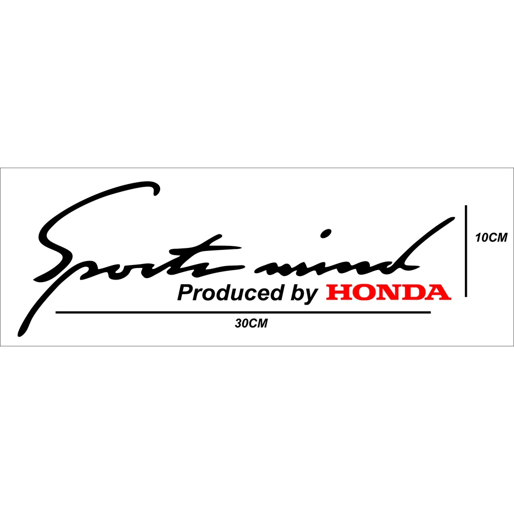 stiker sportmind mobil bisa custom