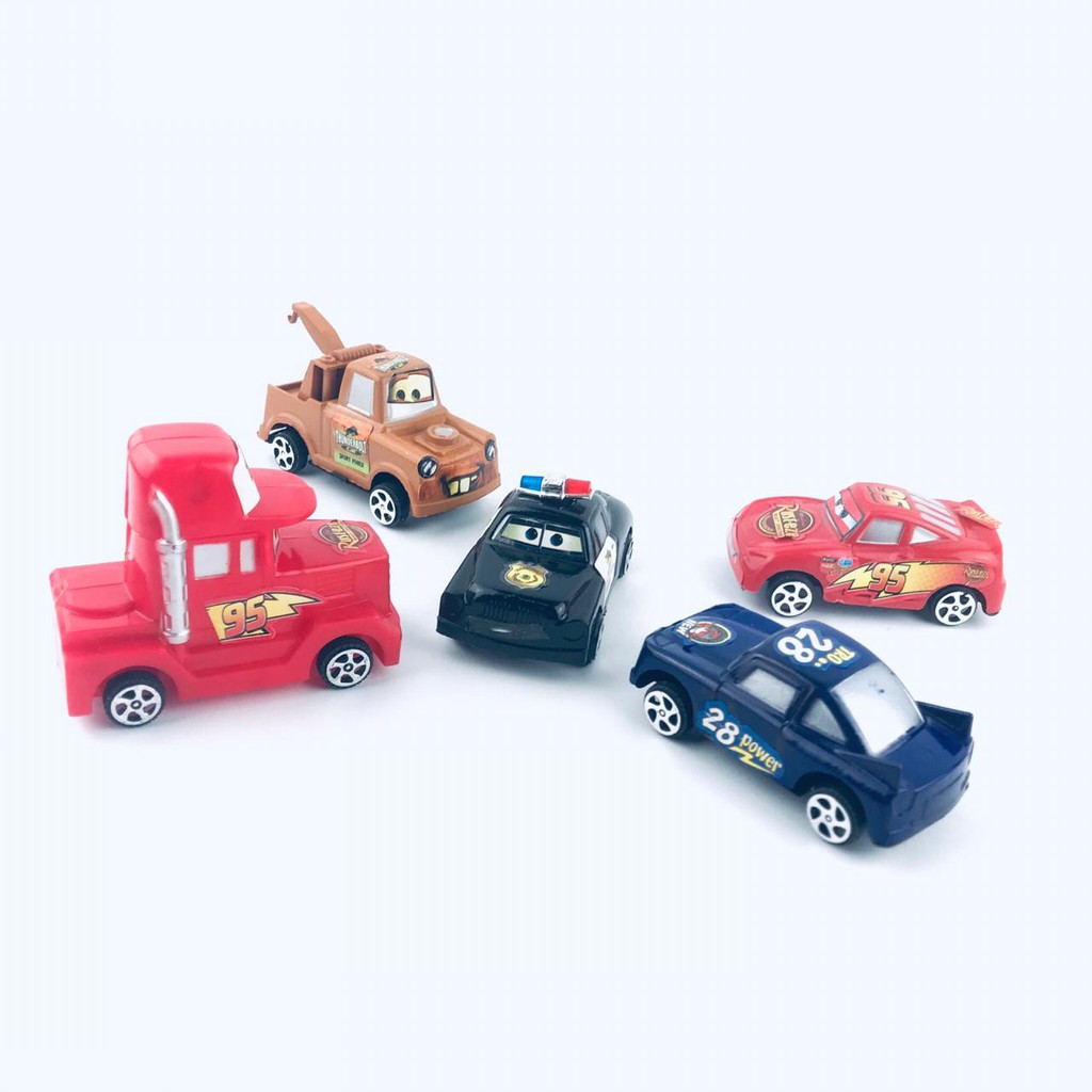 MAINAN / MOBIL / CARS 2 RACERS SUPER RACING / 5 SET