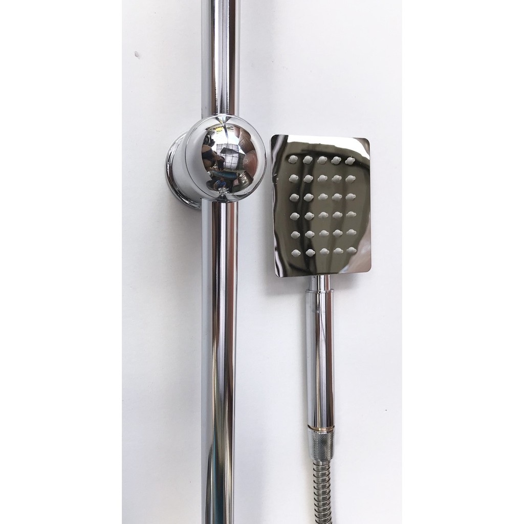 tiang shower column set STAINLESS minimalis kotak TL24- shower tiang kolum kolom mandi hitam black stenlis rainfall shower set