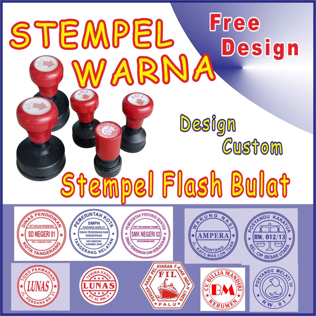 

Stempel Warna Flash Otomatis Custom