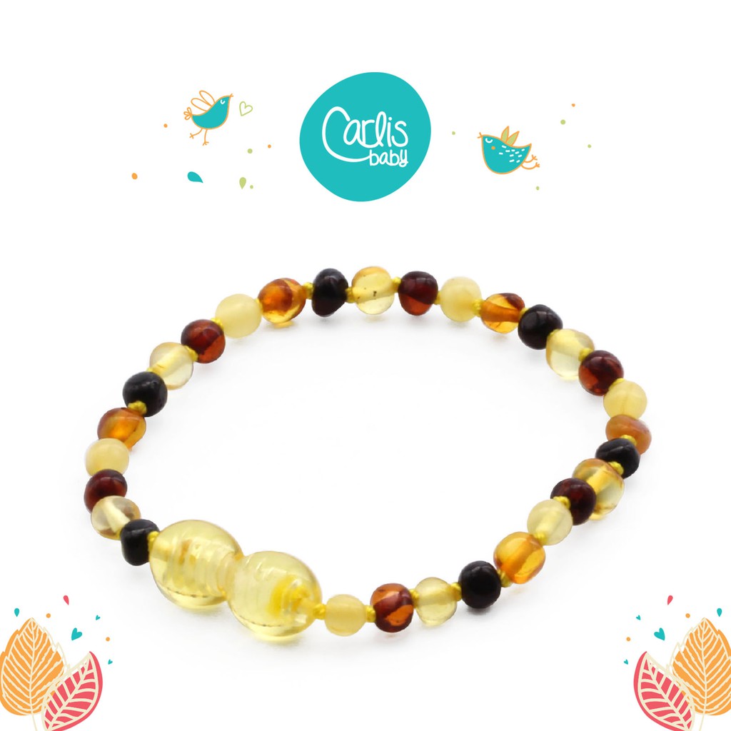 XB44M1 Gelang Amber Tumbuh Gigi Bayi By Carlis Baby