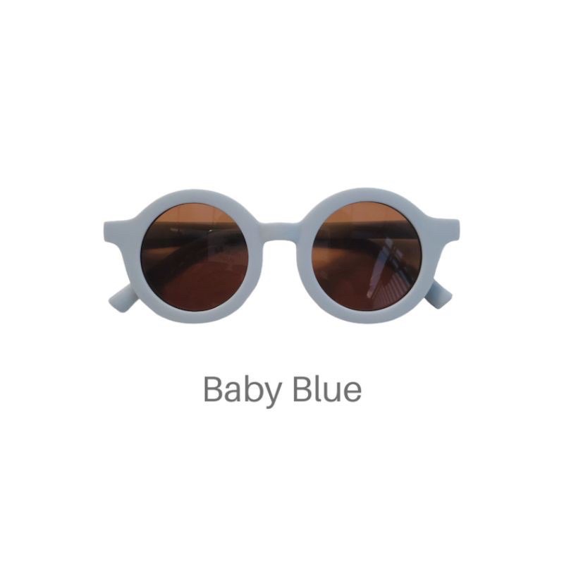 Kacamata Anak Gaya Fashion Anak Sunglasses Baby Bayi Balita  Kids Cute Anti UV Ootd Fashion Anak Laki Laki Cowok Perempuan Cewek Murah-Baby Blue