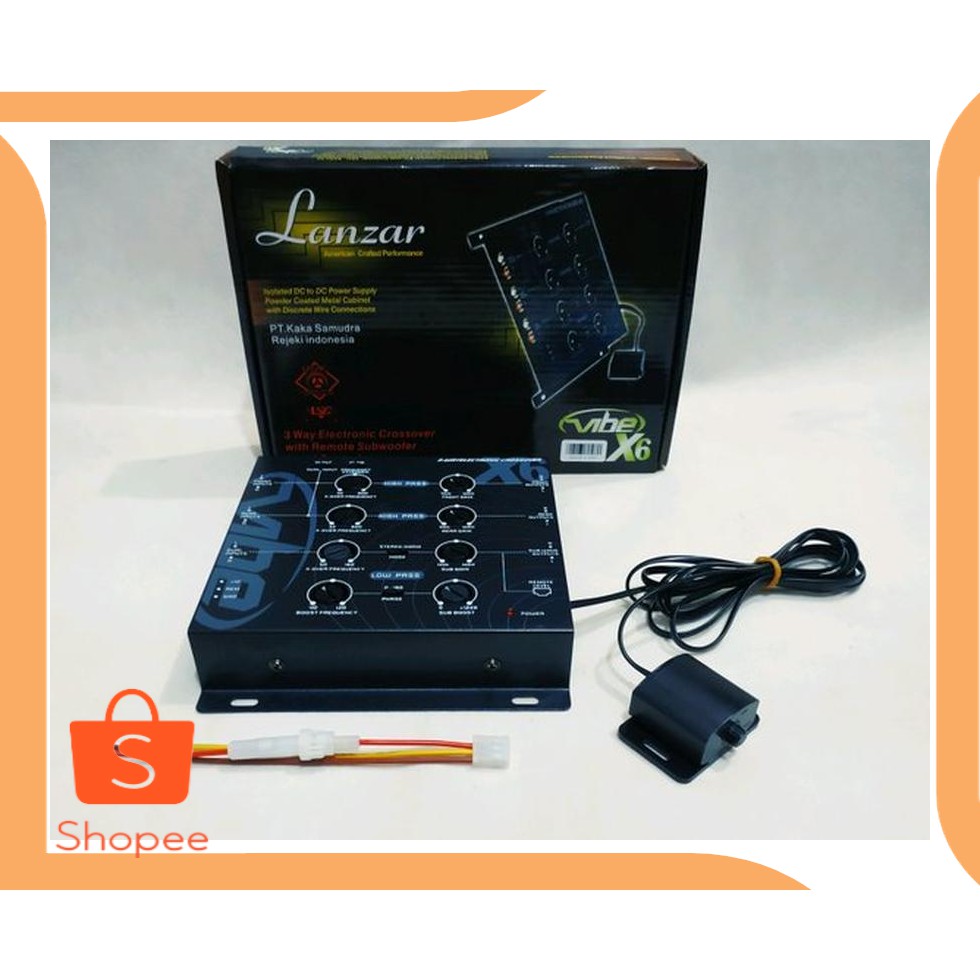 Jual tools Crossover Aktif Lanzar Vibe X6 - New Lanzar Vibe X6 20DEZ Limited