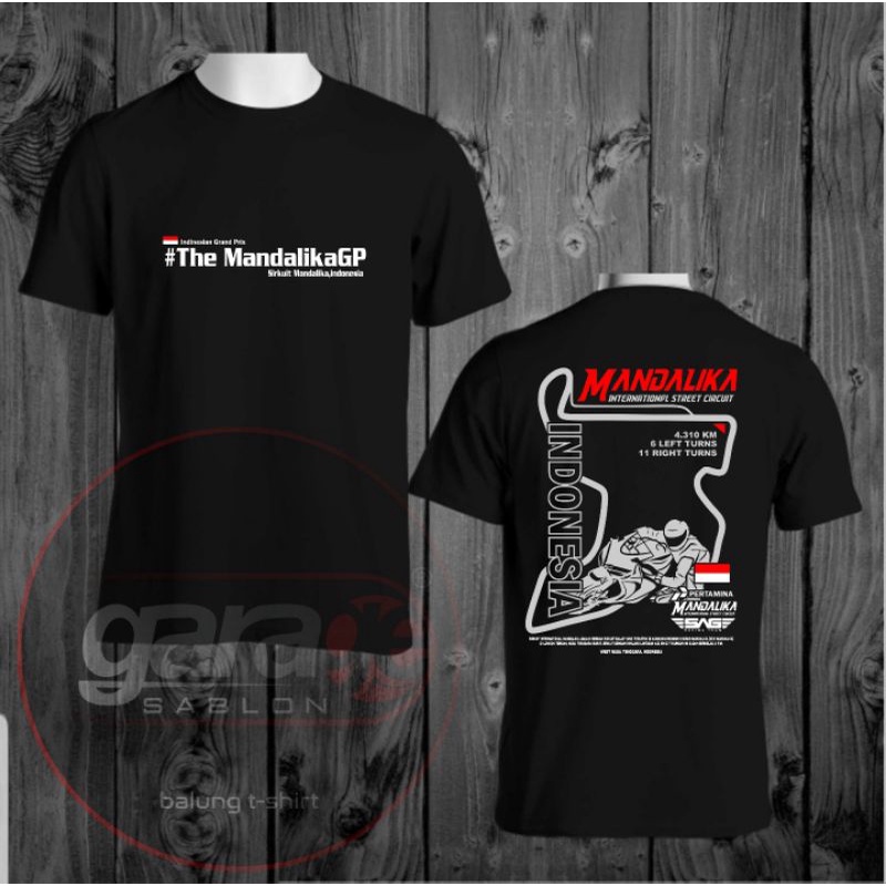 KAOS MANDALIKA CIRCUIT BAHAN PREMIUM