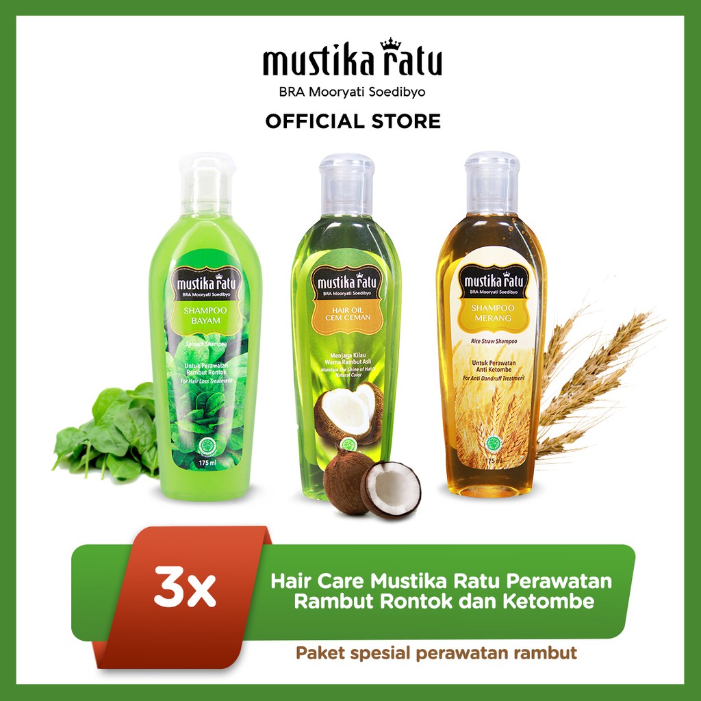 Hair Care Mustika Ratu Perawatan Rambut Rontok dan Ketombe Hair Care Mustika Ratu Perawatan Rambut Rontok dan Ketombe