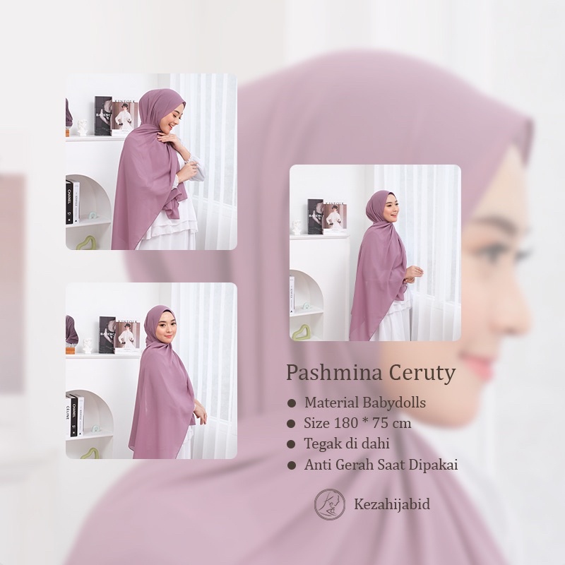 [PART 1]PASHMINA CERUTY Babydoll Premium size 180*75