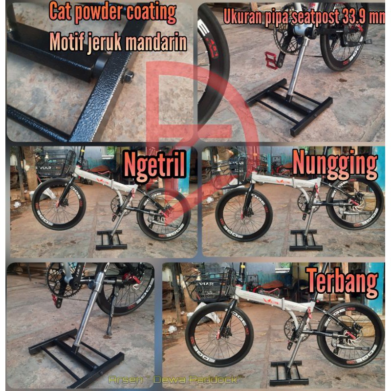 stand sepeda lipat