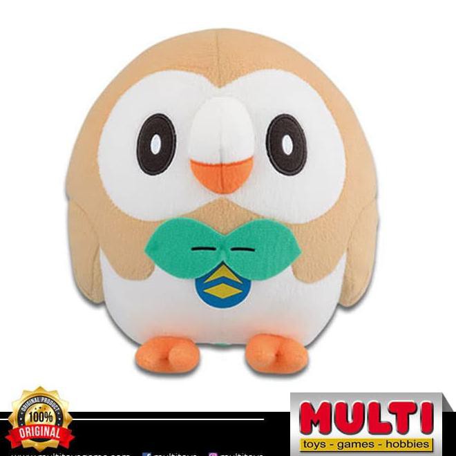 sleeping rowlet plush