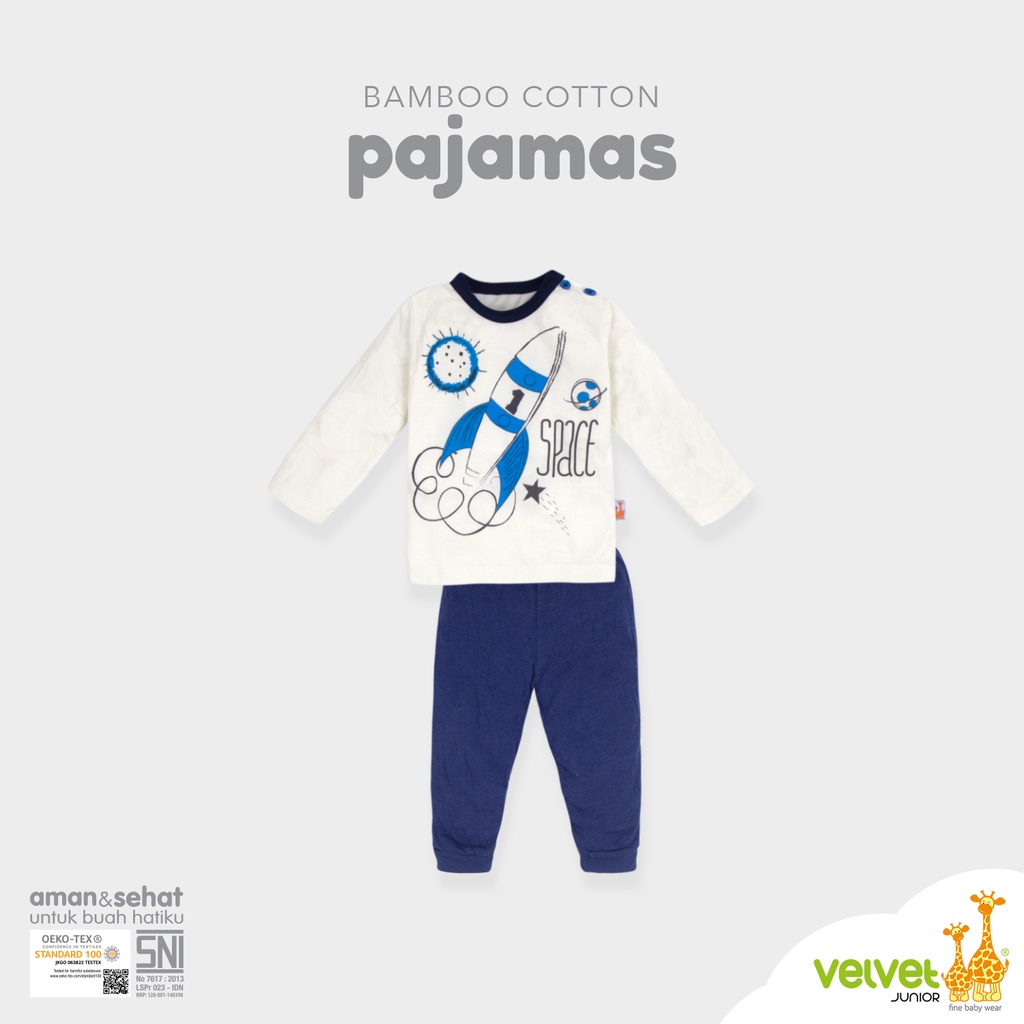 Velvet Junior Pyjamas Bamboo Cotton Boy Series M-XL