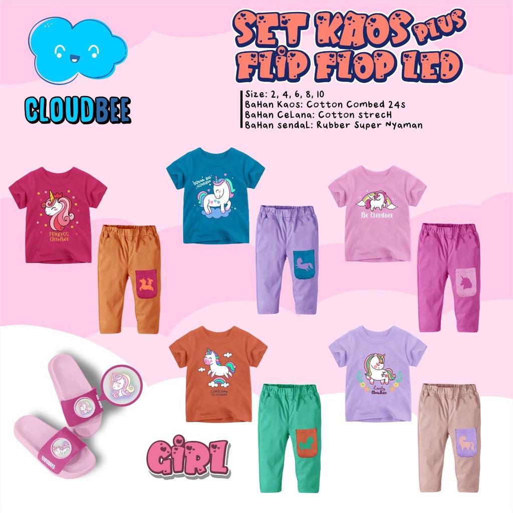 Set Kaos plus Flip Flop LED Cloudbee