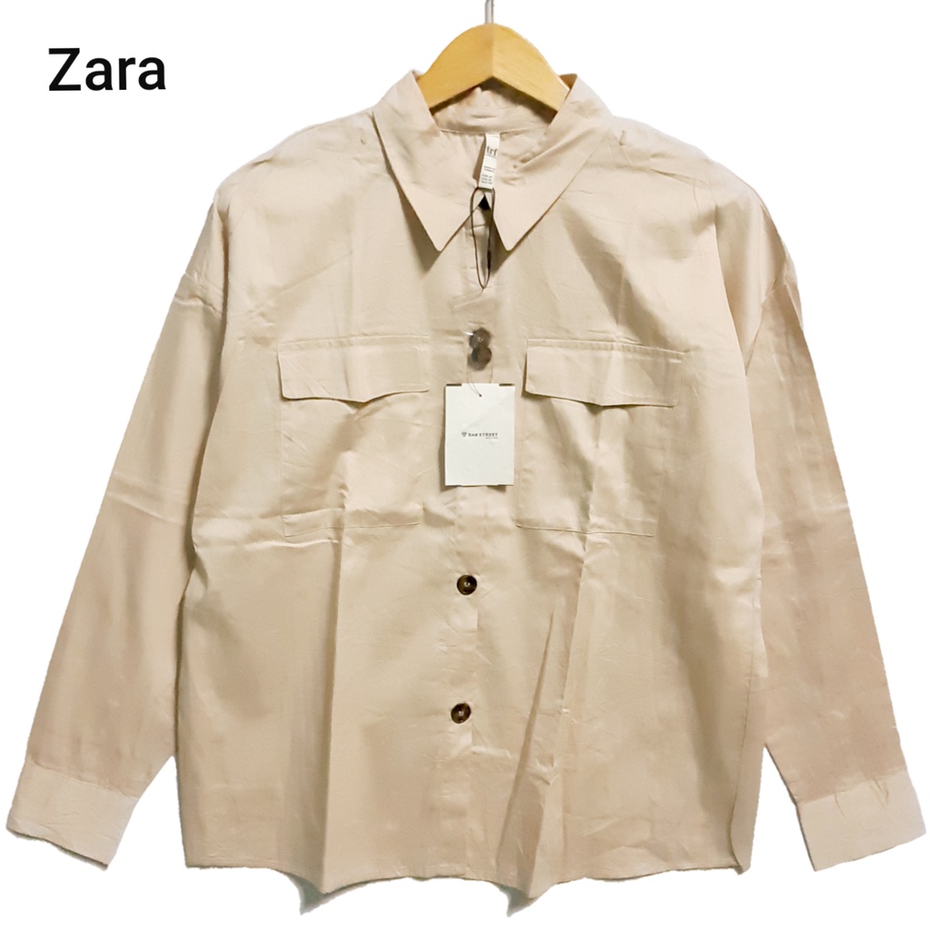 Kemeja Zara Wanita Baju Atasan Import Termurah