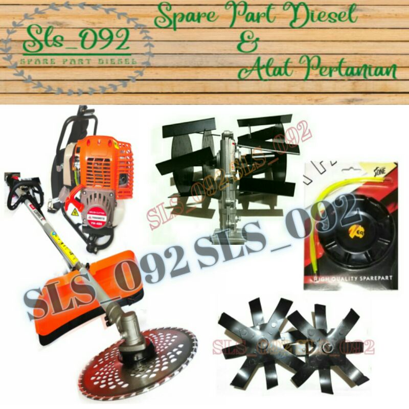 MESIN POTONG RUMPUT MODEL HONDA 4TAK + MINI TILLER HEAD