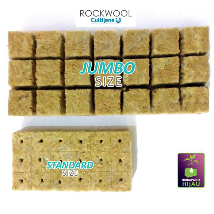 

Rockwool Hidroponik Siap Pakai Jumbo (Cultilene)