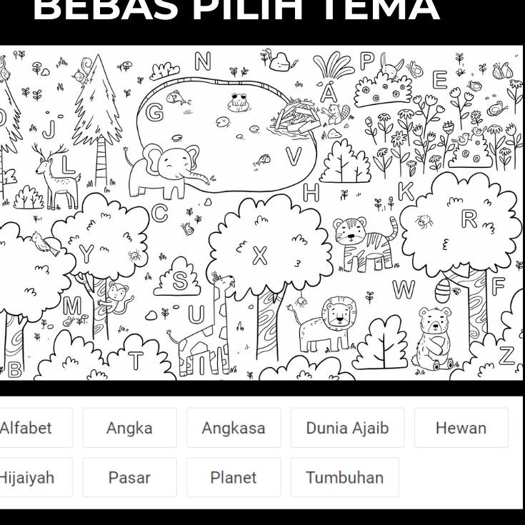 

Bagus Dipakai.. Jumbo Coloring Sheet