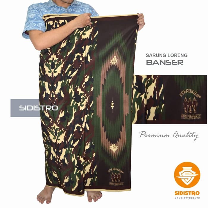 Sarung Loreng Banser Sarung Loreng Army Sarung Solat