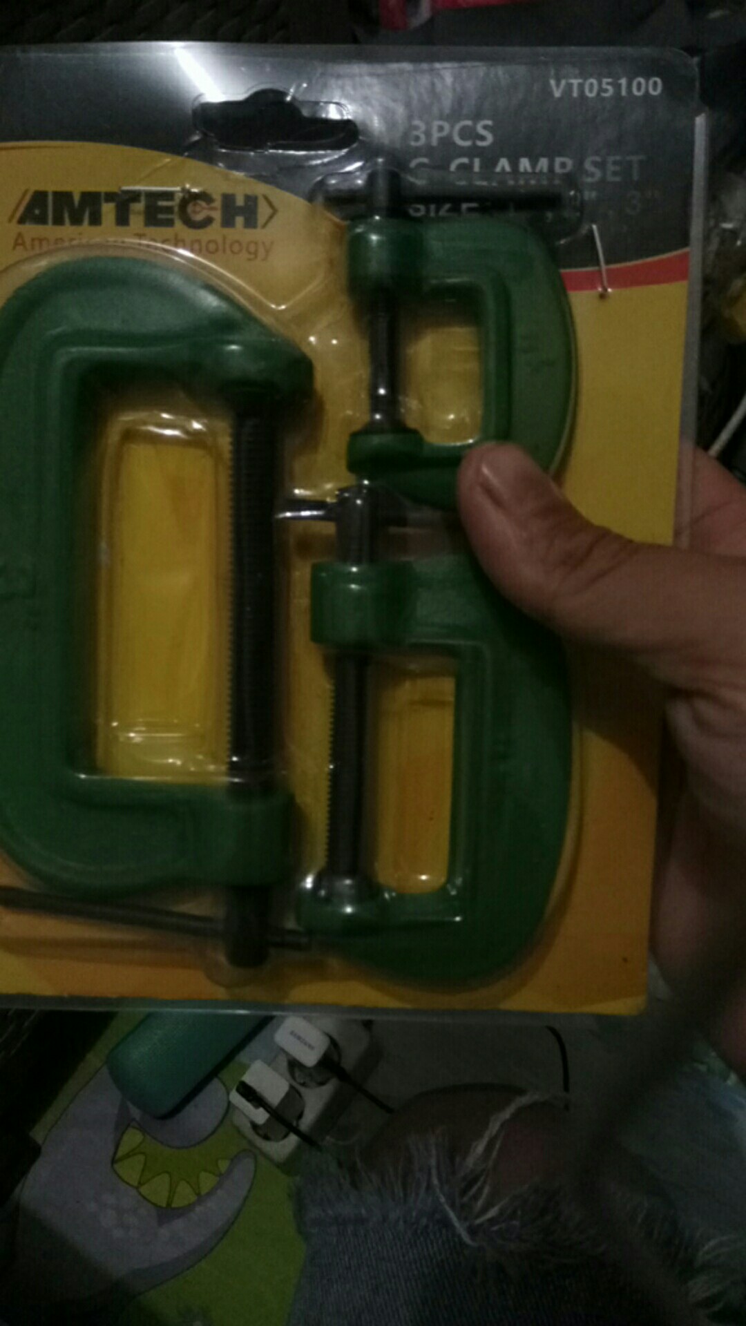 C Clamp Set 3 Pcs Starter Pack Klem C Set Ukuran 1” 2” 3” Inch Inci Catok C Set Penjepit Meja Tipe C