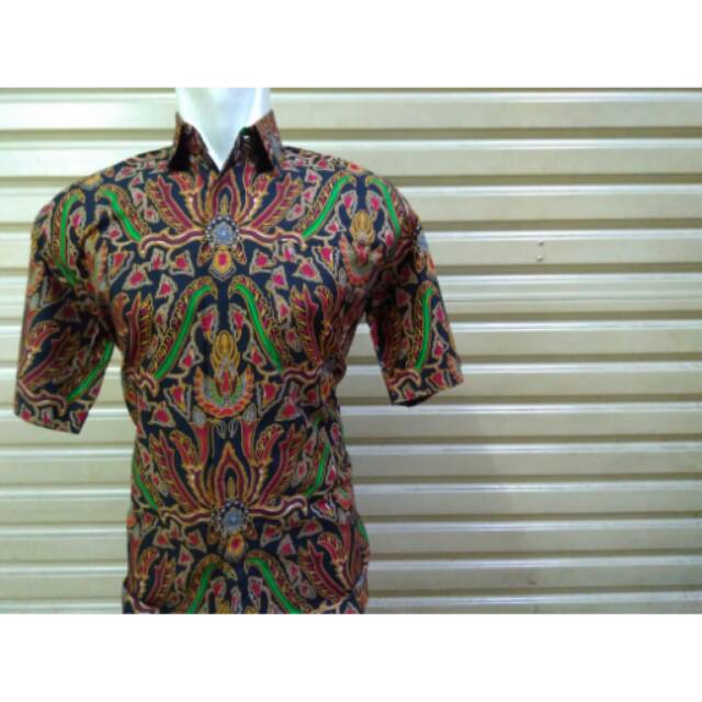 Kemeja Batik Katun Seragam Seragaman Kerja Kantor Ika Fashion Tanah Abang Murah