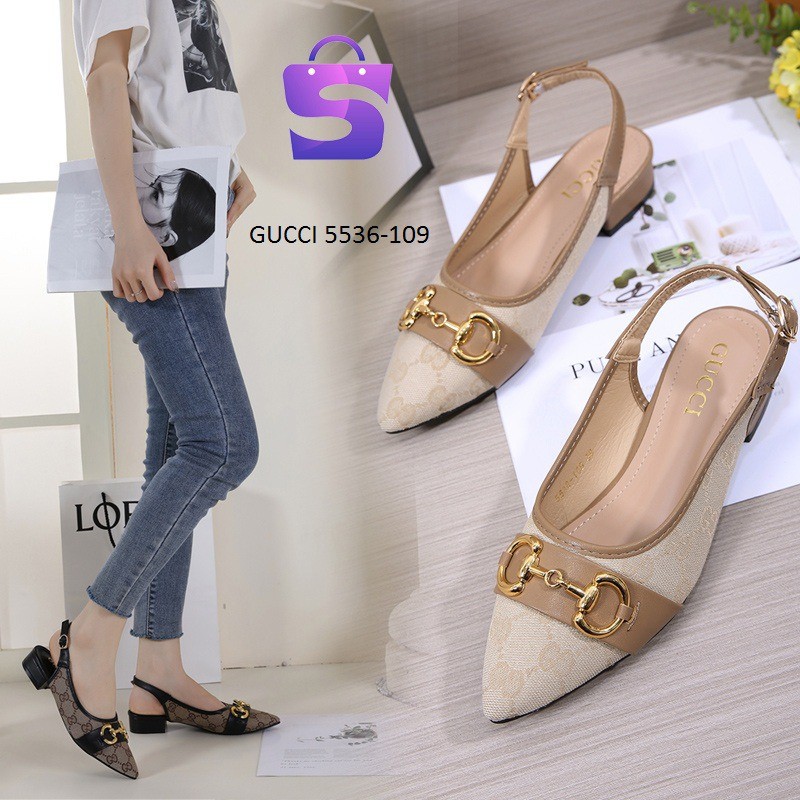 SEPATU WANITA HEELS SLINGBACK SHOES 5536-109