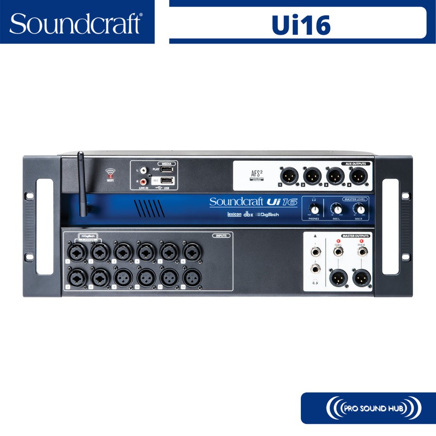 MIxer Digital Soundcraft ui16 Mixer Soundcraft Ui 16 Original
