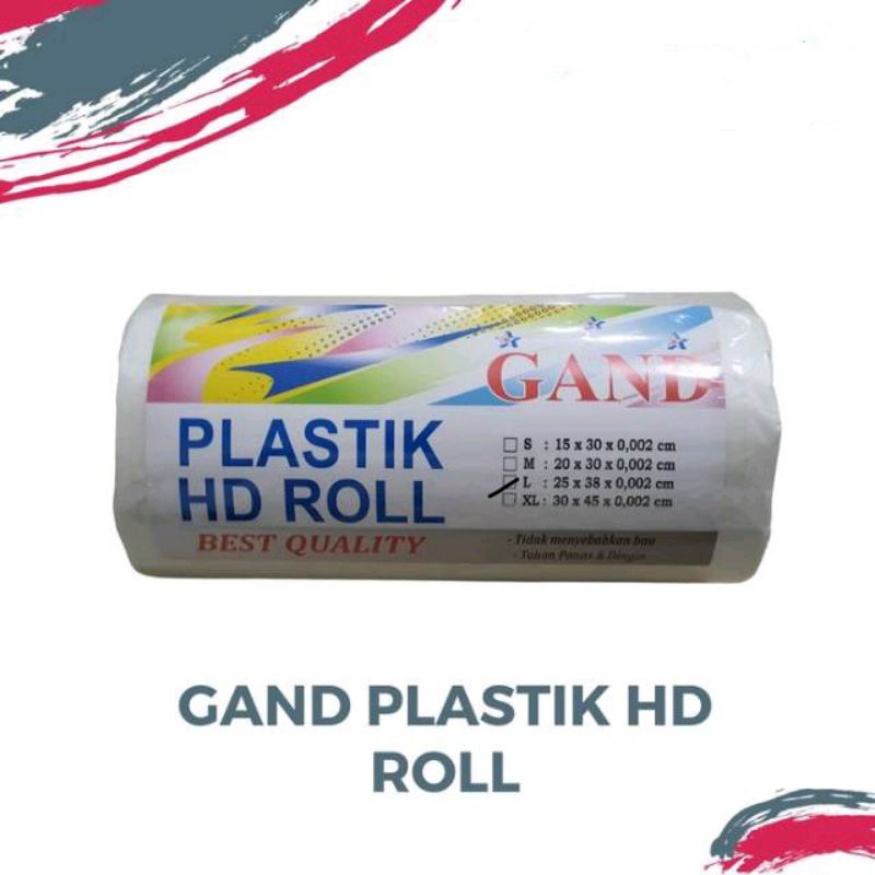 Kantong plastik rol pembungkus buah fotocopy 1,2kg