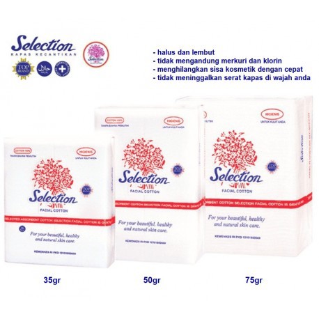 Selection Kapas Facial Cotton Round Pembersih Make Up Kapas Tipis  Bulat Kotak Cotton Bud Bayi