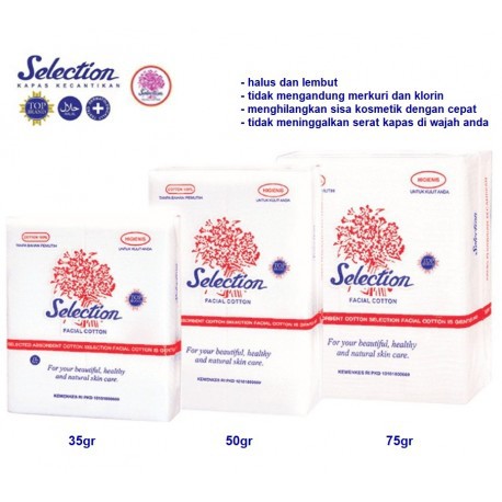 Selection Kapas Facial Cotton Round Pembersih Make Up Kapas Tipis  Bulat Kotak Cotton Bud Bayi