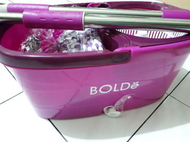 Bolde Alat Pel Lantai Super Mop Type M 199x Plus Wonder Mop Putar Otomatis Praktis