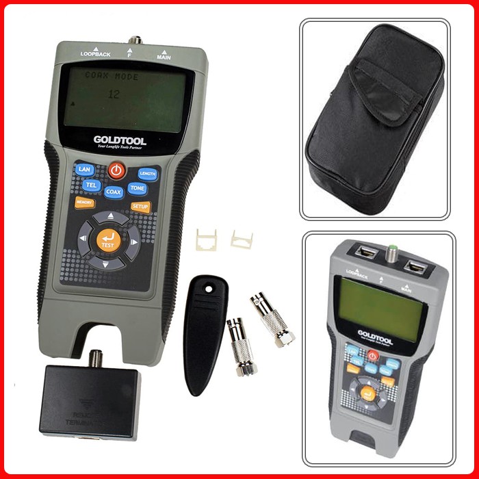 LAN Tester Digital GOLDTOOL TCT-2690 PRO ORIGINAL TAIWAN