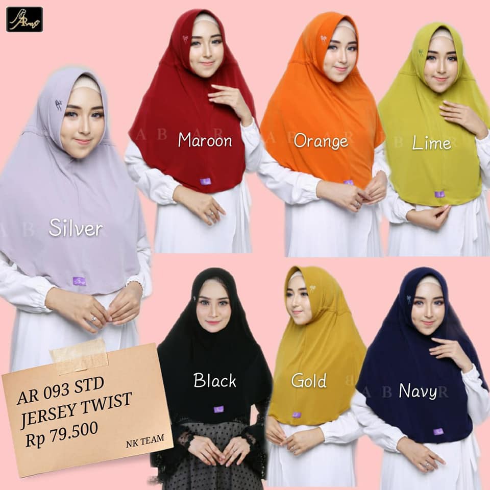 AR 093 STD Instant (Original Hijab Ar Rafi)