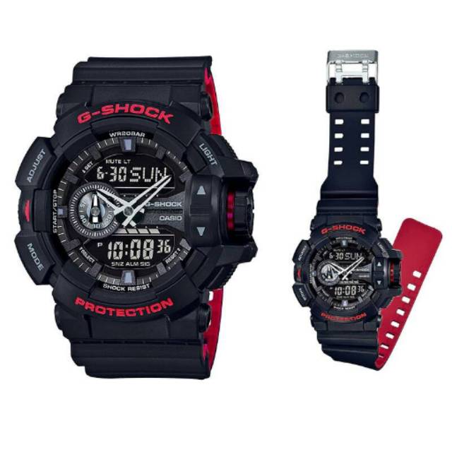 

450rb (d 4,6cm) Gshock GA400 a!!!!AUTOLIGHT AKTIF Rubber incl Box & manual book & paper Bag.jpg