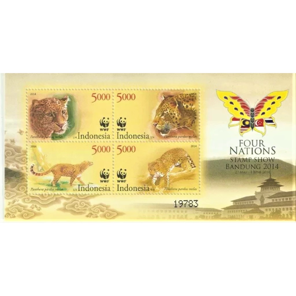 

Mini Sheet Perangko Indonesia Serie WWF Macan Panfila Four Nation 2014