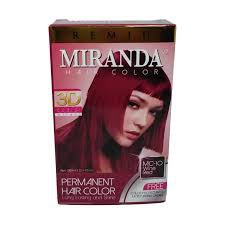 MIRANDA HAIR COLOR 30ML MC-10(WINE RED)