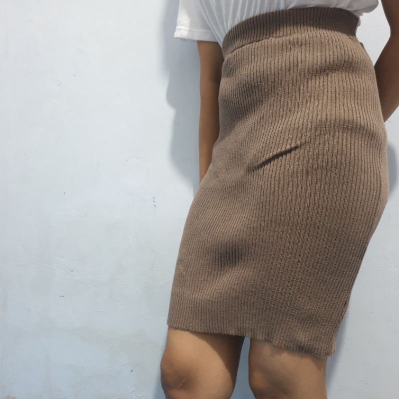 ROK RAJUT SPAN PREMIUM/ROK RAJUT SEXI/ROK RAJUT KERJA