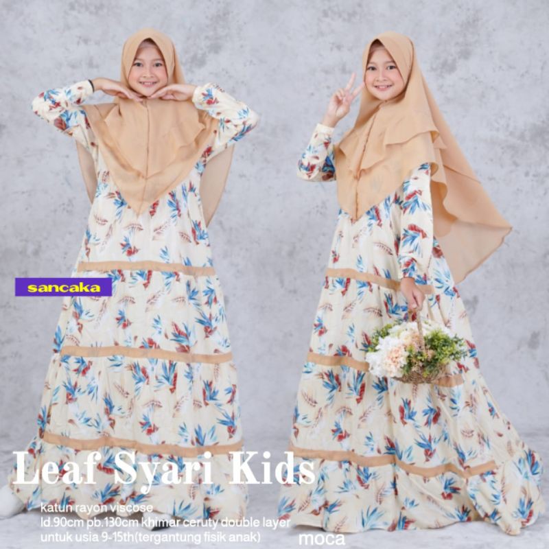 Leaf syar'i kids by Sancaka