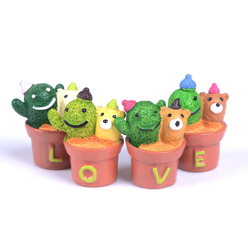 # Kaos T-Shirt Wanita Lengan Pendek Motif Print #Ornamen Miniatur Kaktus Untuk Rumah Boneka