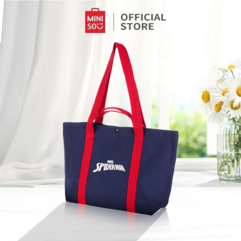 Miniso Tas Tote  Bag  Marvel Shoulder