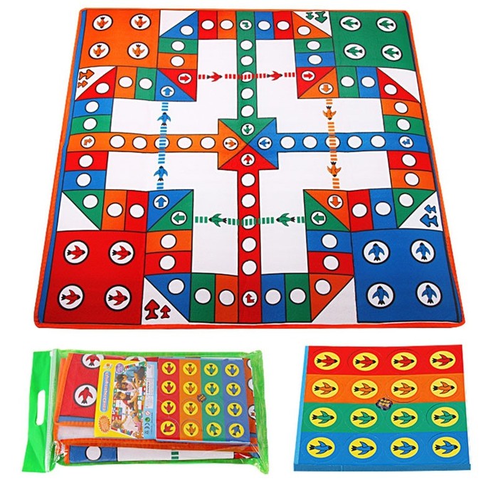 Mainan Permainan Ludo Karpet Besar Strategi Seru Anak Dewasa STA13