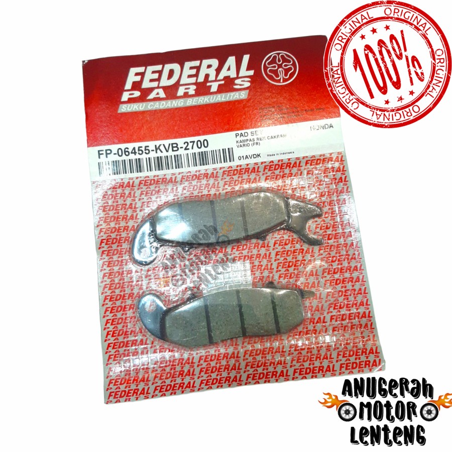 Kampas Rem Depan Federal Vario Old ADV 150 Abs PCX 150 Lokal Abs